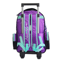 Imagen de COMBO Mochila escolar 18 pulgadas, C/Carro + Lunchera Frozen 90123
