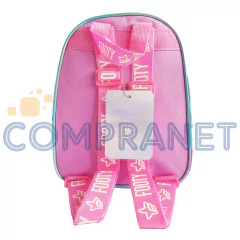 Mochila Footy tornasolada 12”, Rayada, 12935 - tienda online
