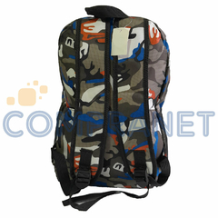 Mochila Espalda Urbana para chicos y grandes 18 pulgadas, camuflada, 12913 - tienda online