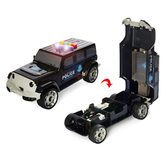 Camioneta Transportadora, c/Luz Sonido, Policía, Construcción, Bombero 12241 - comprar online
