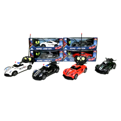 Auto Control remoto Patrullero y Deportivo, con Luz y Humo, 12544