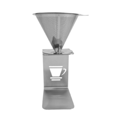 Imagen de Filtro Reutilizable de Café, Té con Soporte de Acero inoxidable 13547