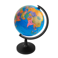 Globo terráqueo 21cm diámetro Político con base plástica 13548