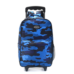 Mochila escolar Goodpak Camuflado 16´´, Con Carrito, Primaria 13577