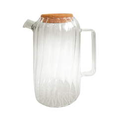 Imagen de Jarra de Vidrio con tapa y filtro, jugo, limonada, Infusión 1,7 litros, 13597