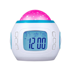 Reloj Despertador C/Luz Proyector de estrellas C/Música y Alarma 13449 - tienda online