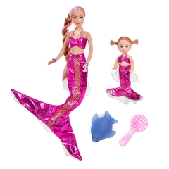 Muñeca Sirena con Niña sirena y Accesorios, 12748 en internet