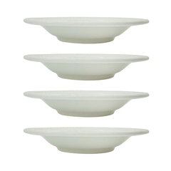 Set x 4 Platos Hondo de cerámica, diseño Azteca 24 cm 13347 - comprar online