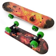 Patineta Skate Doble Cola Mini Doble Dibujo 10406 en internet
