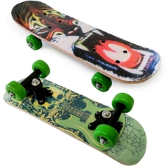 Patineta Skate Doble Cola Mini Doble Dibujo 10406