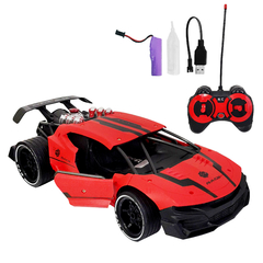 Auto de Carrera R/C Lanza Humo Pila Recargable, abre puertas 13169 en internet