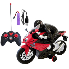 Moto Deportiva con piloto, RC C/Luz y Sonido, Pila recargable 13175 - comprar online
