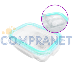 Taper Contenedor Recipiente hermético de Vidrio c/Tapa, 300ml 13073 en internet