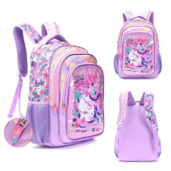 Mochila escolar Skora Unicornio 18´´, Espalda, Primaria 13676