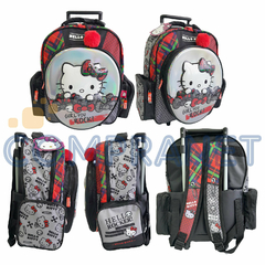 Mochila escolar 14 pulgadas, Con carro Kitty 13009 - Compranet