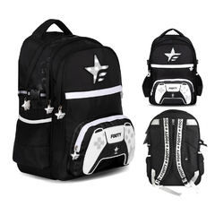 Mochila Footy 18 pulgadas, Espalda Joystick, Luz Led, original Footy, 13664