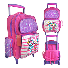 Mochila 18 pulgadas, C/Carrito Cute Unicornio, 3 ruedas Owen Kids 13659 - Compranet