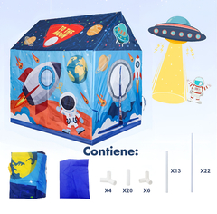 Casa Carpa para Niños, Plegable Casita de lona 13176