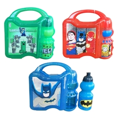 Lunchera Personajes + Botella 350 ml, original Cresko, 12373