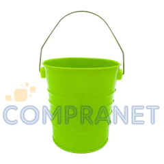 Macetero de metal, Mini Balde, decorativo 11933 - Compranet