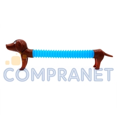 Pop Tube Perro, resorte anti stress, con Luz, 12384 - Compranet