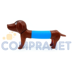 Pop Tube Perro, resorte anti stress, con Luz, 12384 - tienda online