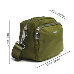 Morral Bandolera Urbana Dama Microfibra Squash 13418 - comprar online