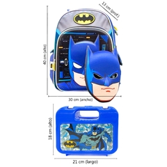 COMBO Mochila 16´´ de espalda C/máscara + Lunchera Batman 90115 - comprar online