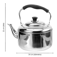 Pava de Aluminio, Economica, de Camping, 1.5 Lts 2DA SELECCION 11036 - tienda online