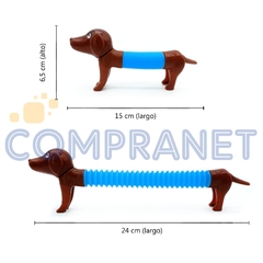 Imagen de Pop Tube Perro, resorte anti stress, con Luz, 12384
