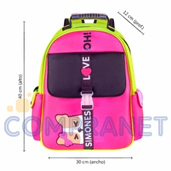 Mochila Simones, 16 pulgadas, Neopren, de espalda, original Cresko, 12265 - comprar online
