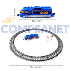 Tren Locomotora Monoriel con Luz y accesorios, 12 piezas 12438 - tienda online