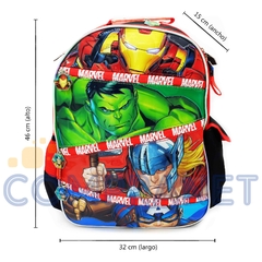 Mochila escolar Avengers 18´ de espalda, Cresko 12144 en internet