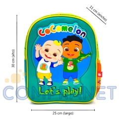 Mochila p/Jardín “Cocomelón” 12 pulgadas, 12184 - tienda online