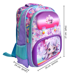 Mochila escolar Jardín Espalda 14” Personajes Owen Kids 13662 - comprar online