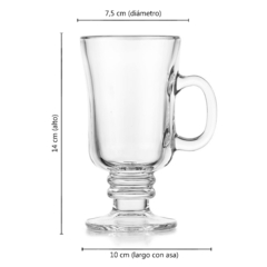 Taza Mug, Jarro de Capuccino, Café 250ml, x 6 u. 13110 - comprar online