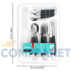 Juego de Cubiertos Simonaggio x 24 con bandeja, 2DA SELECCION 12754 - Compranet