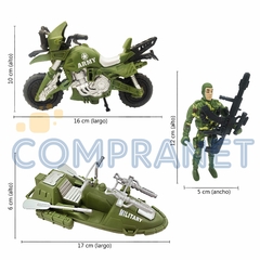 Imagen de Set Militar, con soldados, armas y accesorios, 12836
