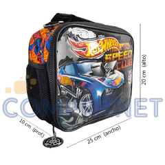 Lunchera Térmica infantil, escolar Hot Wheels, Original Wabro 13020 - Compranet