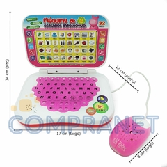 Computadora Interactiva para niños, español, Con Luz y mouse 2456