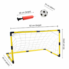Arco de Futbol con lona de emboque, inflador y pelota 13303 - comprar online