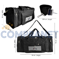Bolso de Viaje Deportivo, Mediano C/Bolsillos, Económico 12889 - comprar online