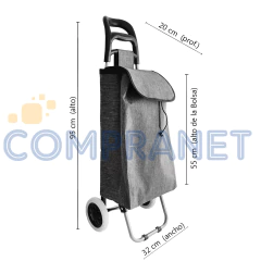 Carrito de Compras, Chango de Supermercado 2 ruedas 13270 - tienda online