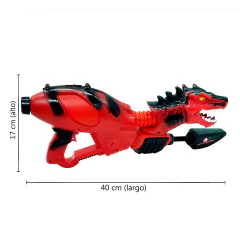 Pistola de agua Dinosaurio 40cm, c/tanque recargable 13457