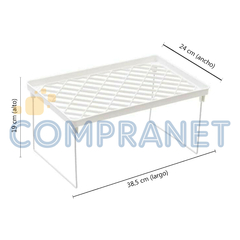 Set de 2 Estantes Organizadores, Plegable, Cocina, Multiuso 38 x 24 cm 13109 - comprar online