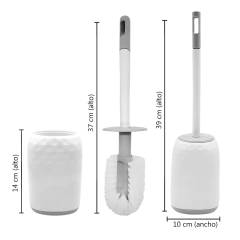 Escobilla de Inodoro, Cepillo Sanitario, con Soporte, Set para Baño 13398 en internet