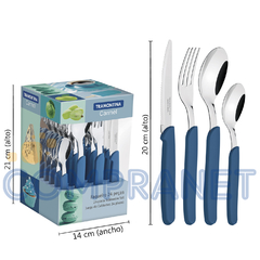 Juego de Cubiertos x 24 Carmel Tramontina, 11993 - tienda online