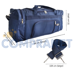 Bolso de Viaje Grande C/Bolsillos, Económico 12983 - comprar online