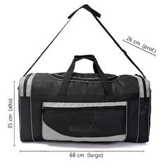Imagen de Bolso de Viaje Deportivo, Gym Checkin Tela reforzado 68x35 cm 13436