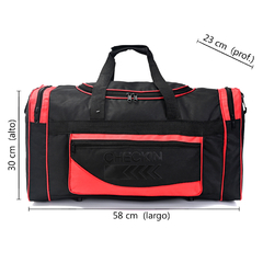 Bolso de Viaje Deportivo, Gym Checkin Tela reforzado 58x30 cm 13438 - tienda online
